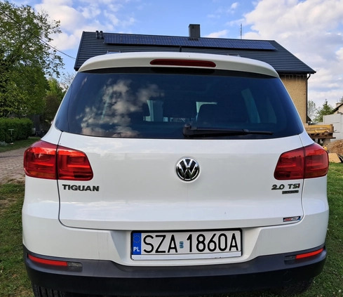 Volkswagen Tiguan cena 60900 przebieg: 109000, rok produkcji 2015 z Zawiercie małe 326